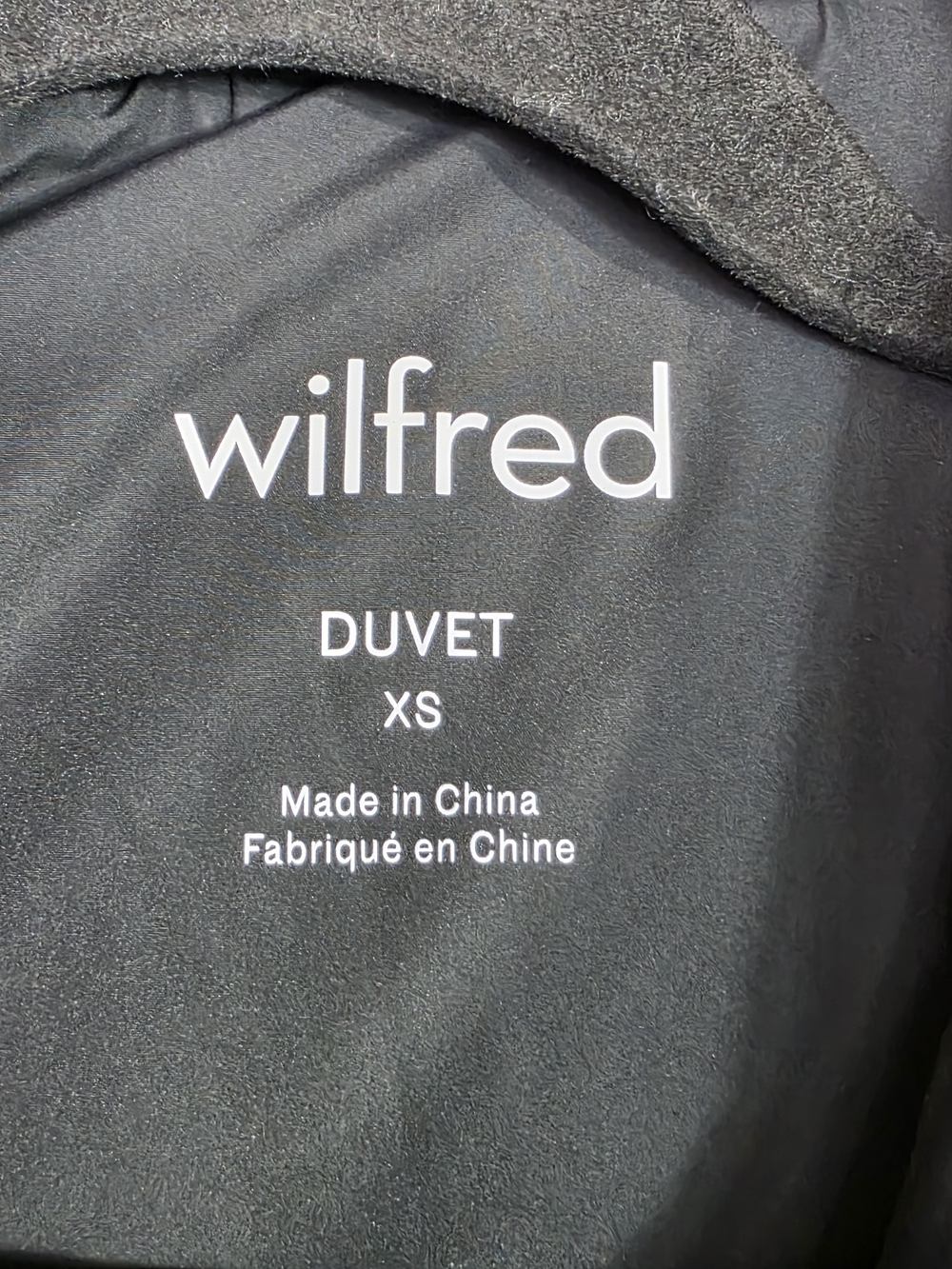 Wilfred Duvet Long Down filled Black Puffer Coat - Picture 9 of 13